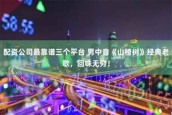 配资公司最靠谱三个平台 男中音《山楂树》经典老歌，回味无穷！