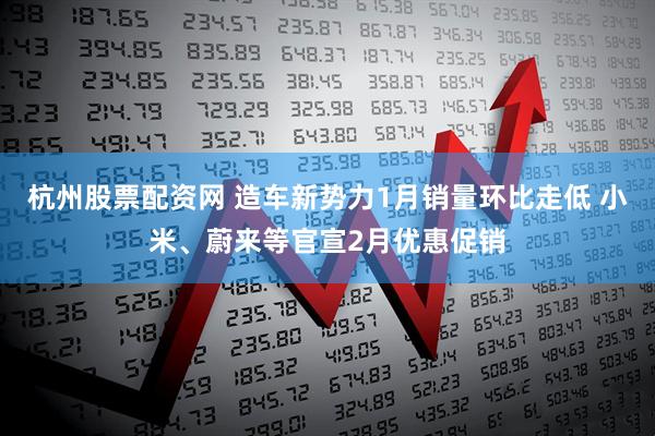 杭州股票配资网 造车新势力1月销量环比走低 小米、蔚来等官宣2月优惠促销